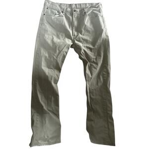 Men's Levi's 505 38x34 Tan Khaki Jeans